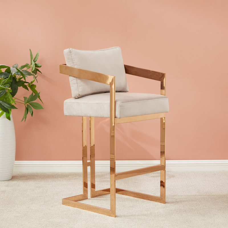 Mercer41 Taraji Bar Stool & Reviews Wayfair
